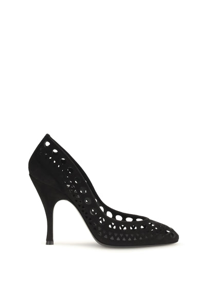 Alaïa Vienne suede Pumps - Noir