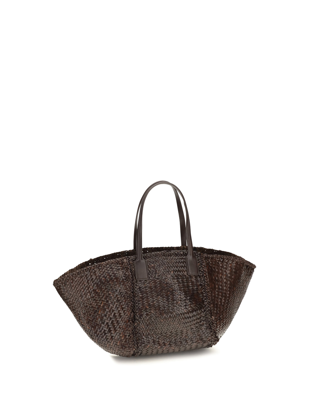 Dragon Diffusion Teresa handwoven Tote Bag - Dk Brown