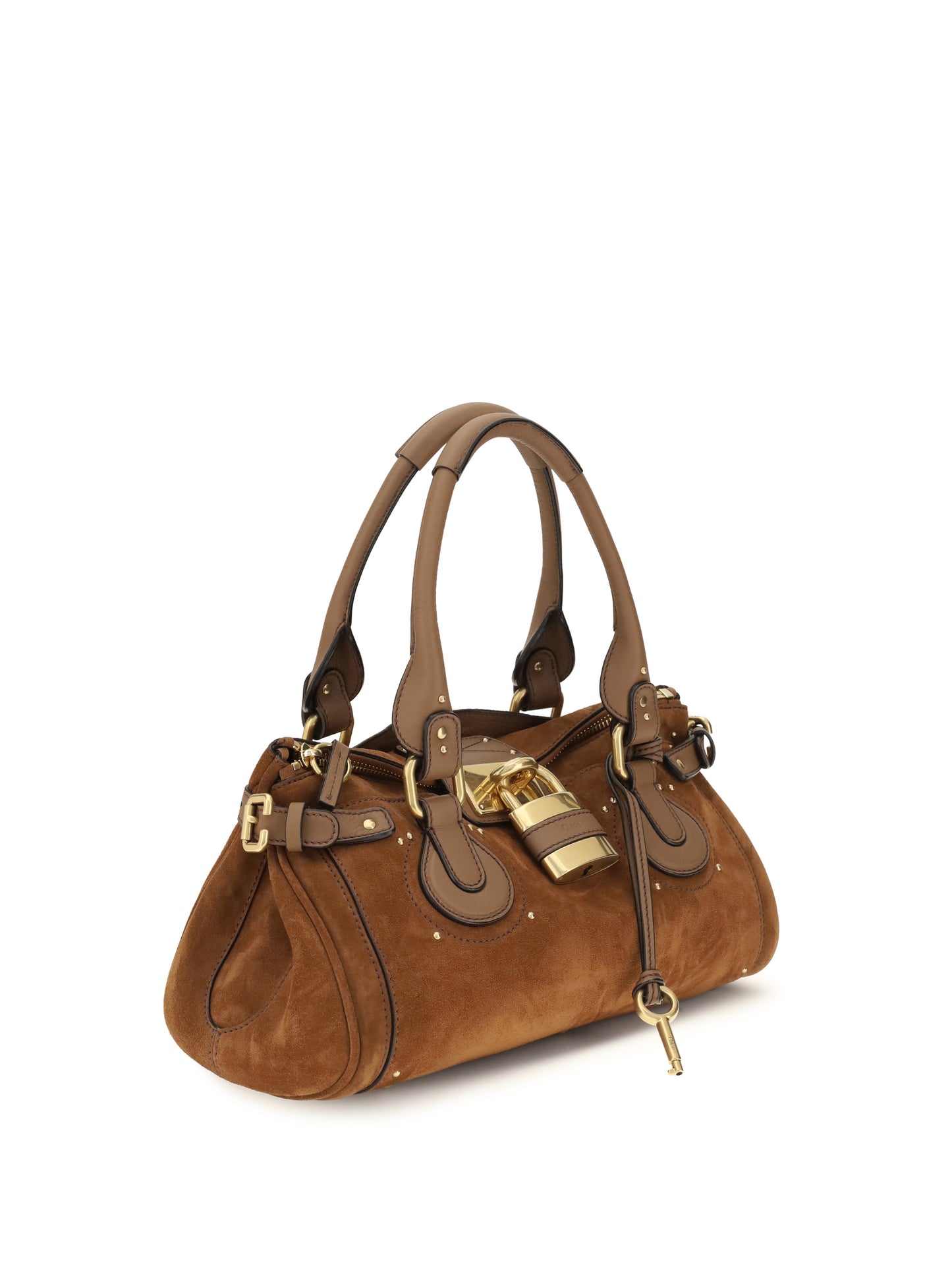 CHLOÉ Paddington suede Handbag