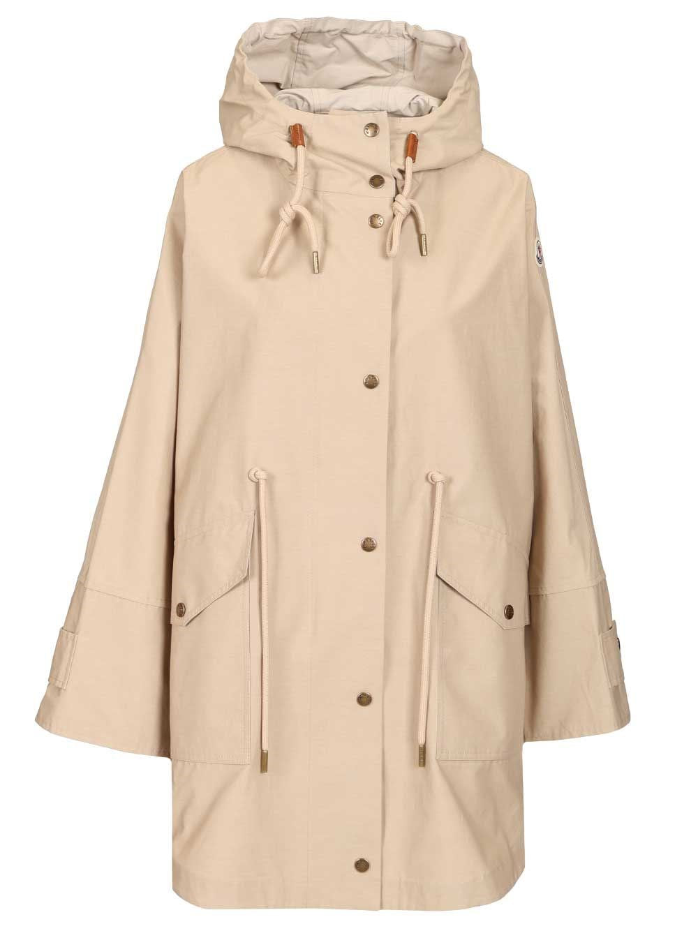 Moncler Brunnera Long Parka - Beige