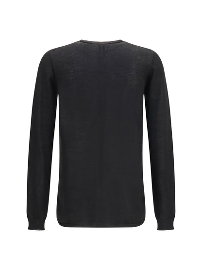 Rick Owens Biker Level Sweater - Black