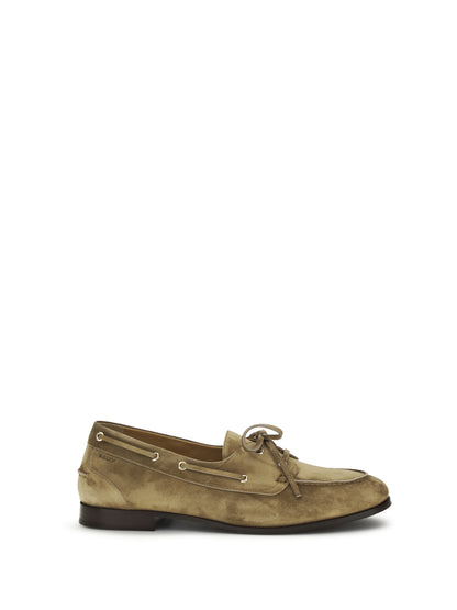 Bally Plume suede Loafers - Sigaro