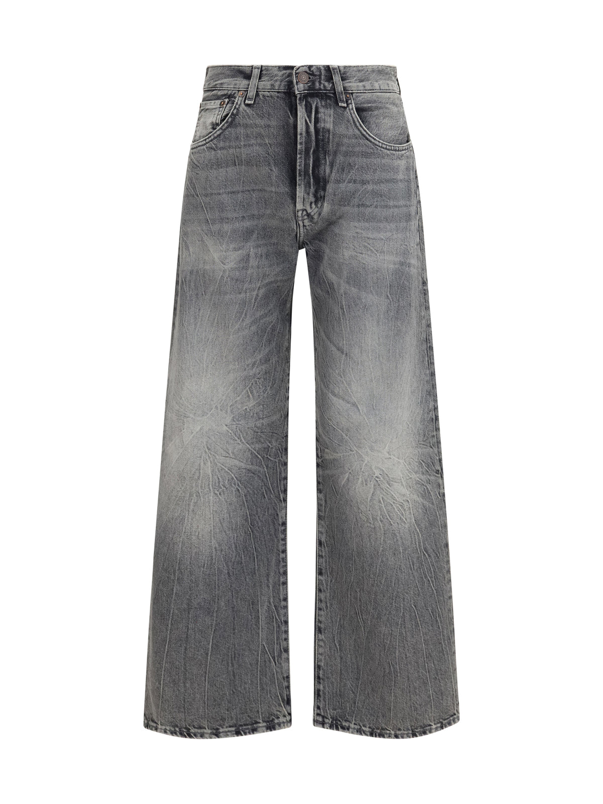Acne Studios 2021F wide-leg Jeans - Washed Black