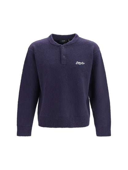 Axel Arigato Tag crewneck Sweater - Navy