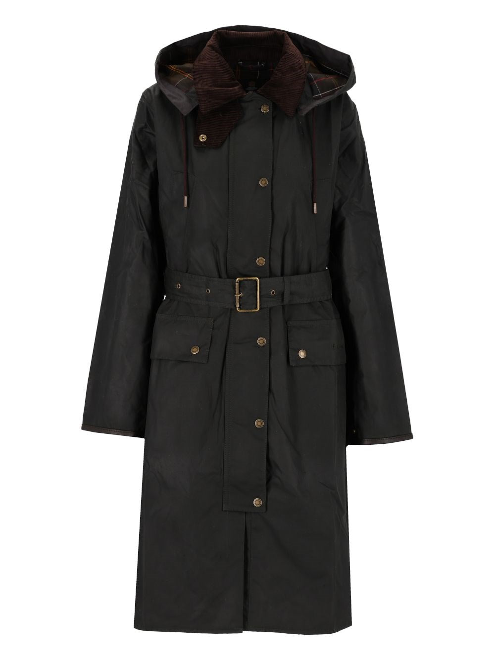 Barbour "Antoinette Wax" Waxed Jacket - Green