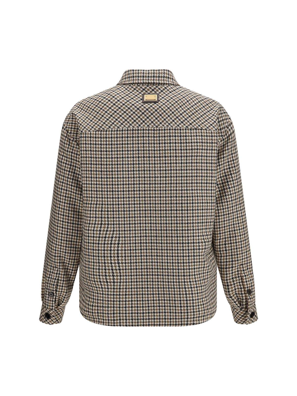 Dolce & Gabbana Quilted houndstooth wool Jacket - Patterned (Non Printed