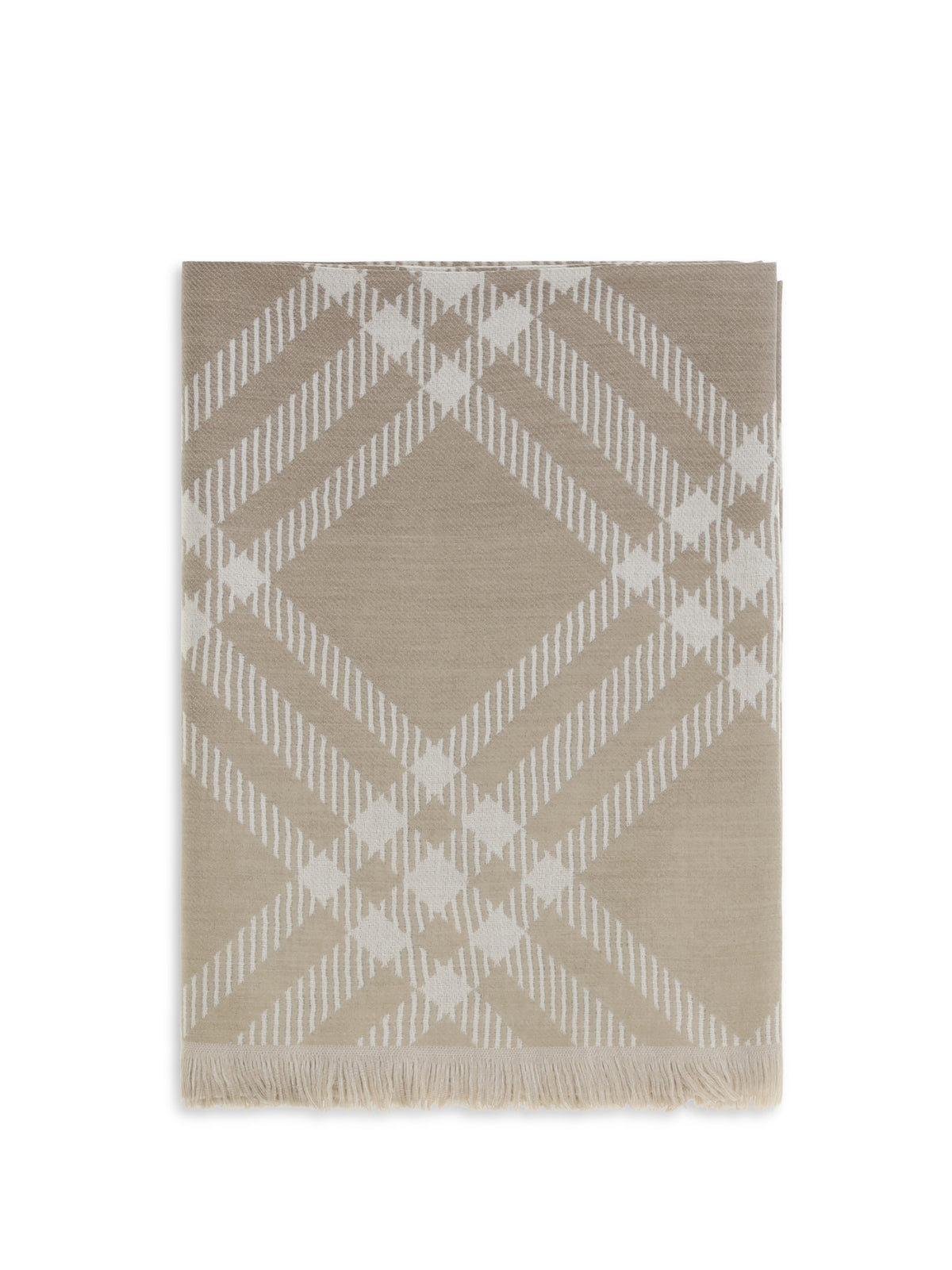 Burberry Wool and silk Scarf - Sand