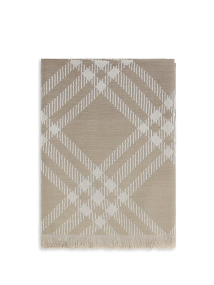 Burberry Wool and silk Scarf - Sand
