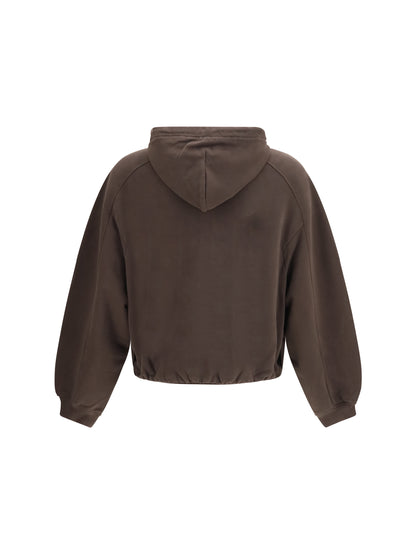 Jacquemus Le Montaigne Hooded Sweatshirt - Dark Brown 1