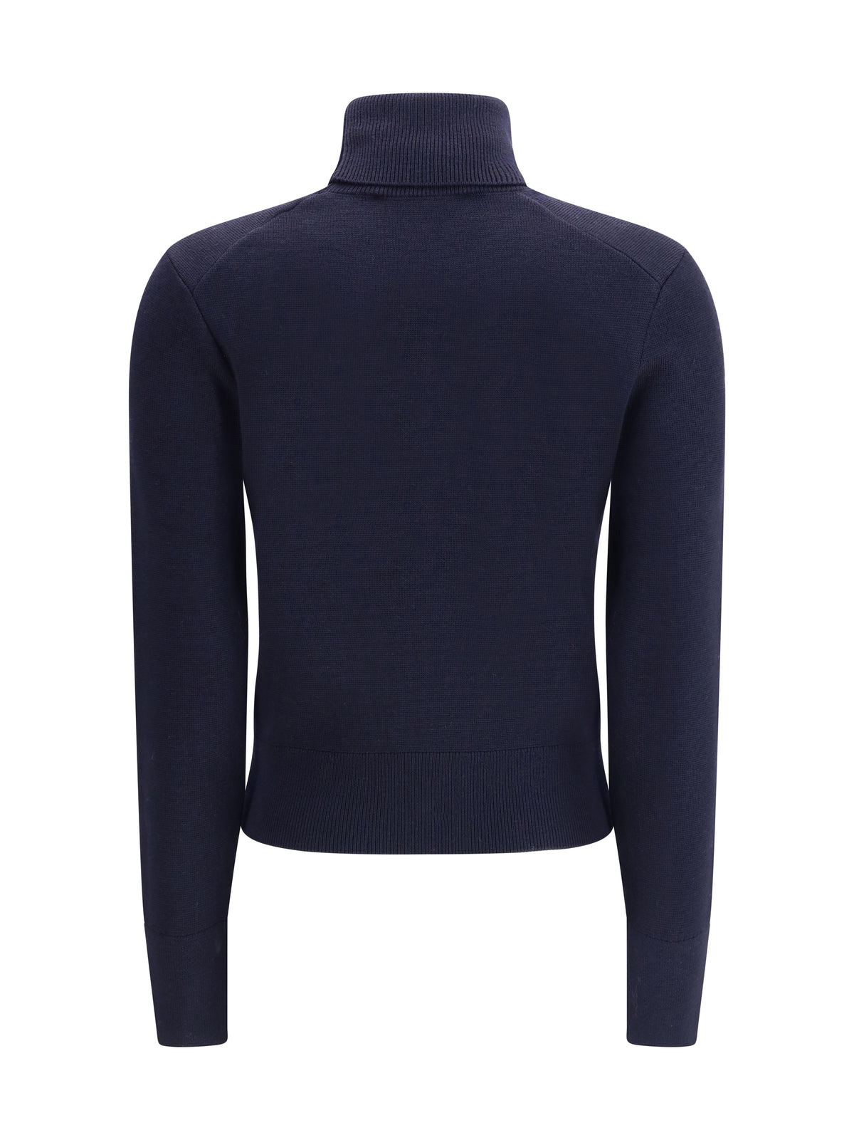 Ami Paris Ami De Coeur turtleneck Sweater - Marine/Rouge