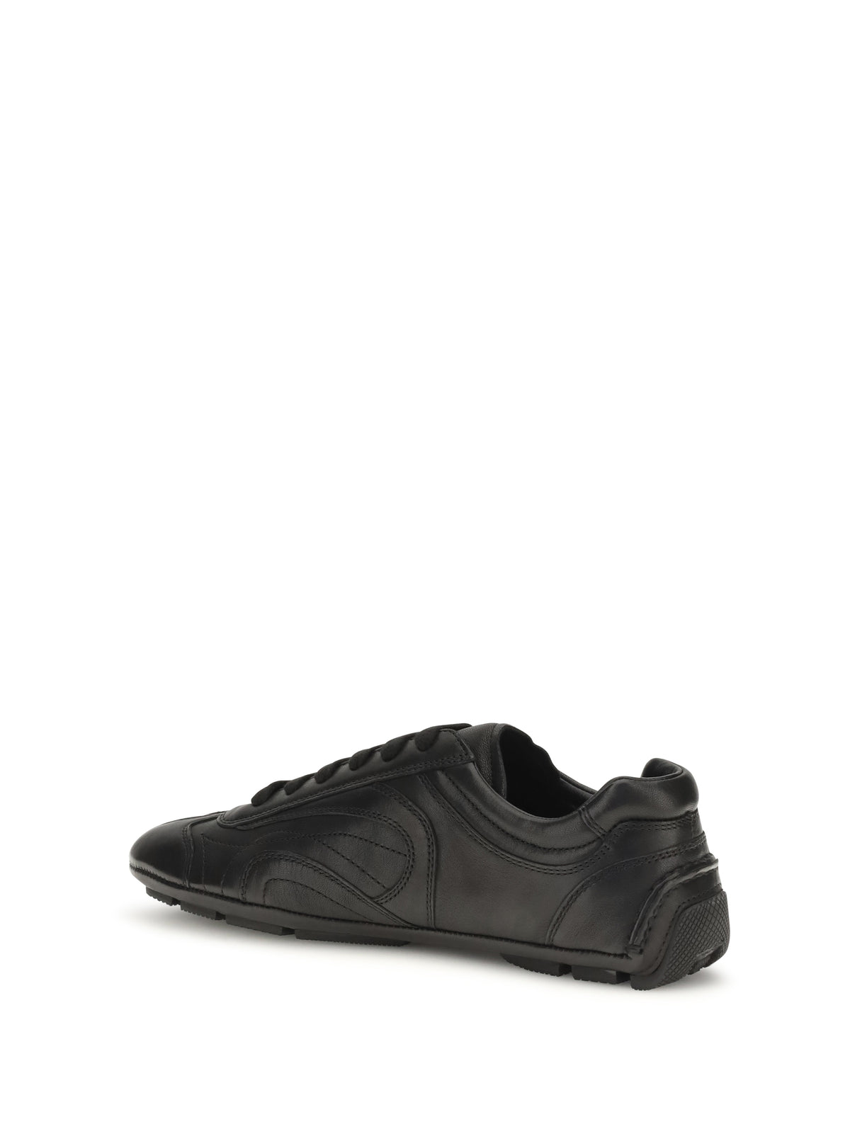 Prada Lace-up Sneakers - Black