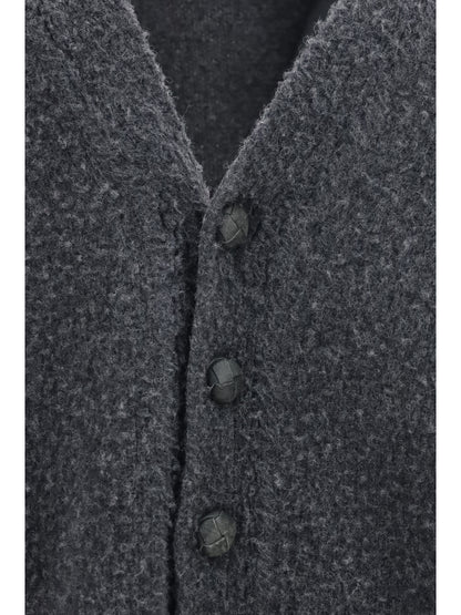 Golden Goose Casentino-effect wool Cardigan - Grey