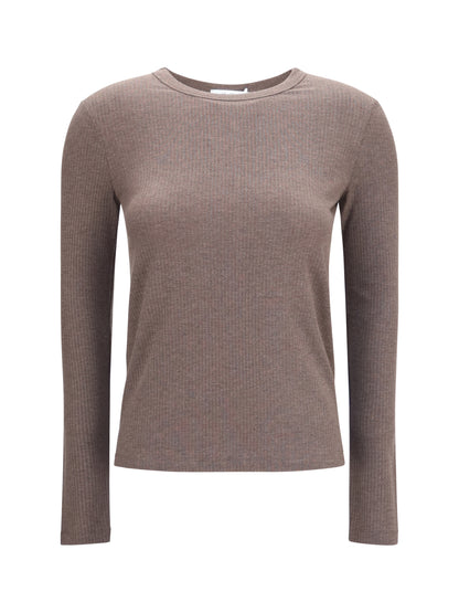 Max Mara Ribbed long-sleeve Sweater - Cacha' Dark Mel