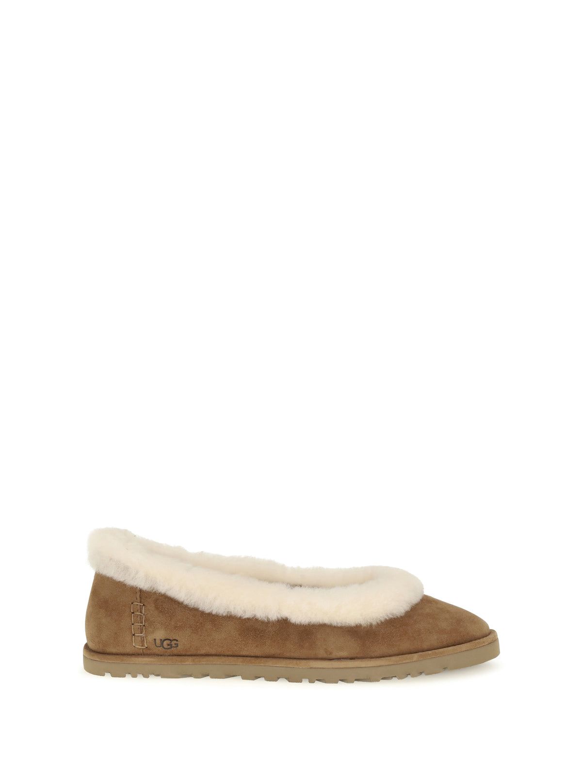 Ugg Zora suede Ballerinas - Chestnut