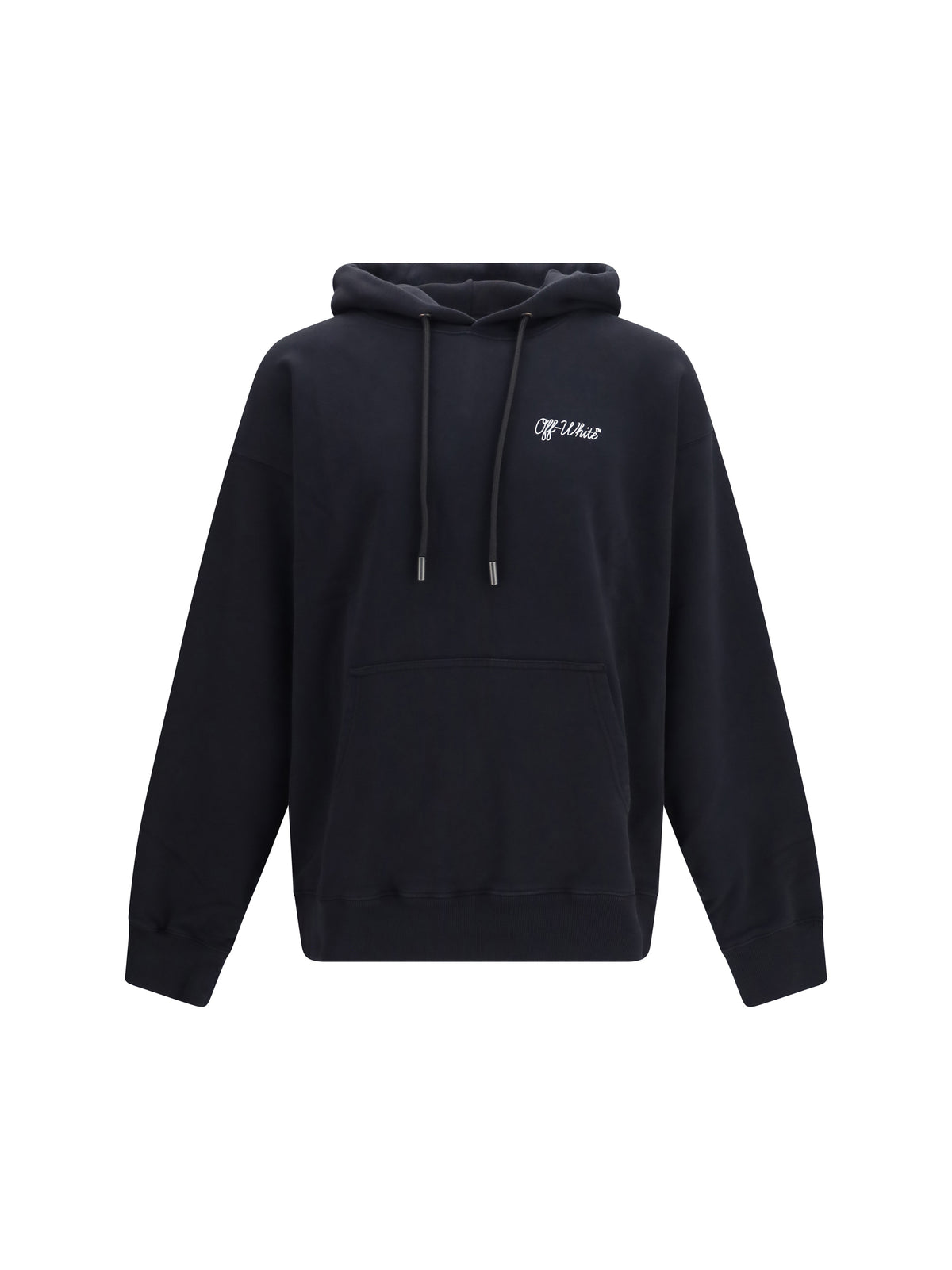 Off-White Script Logo Skate Hoodie - Black