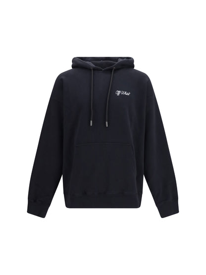 Off-White Script Logo Skate Hoodie - Black