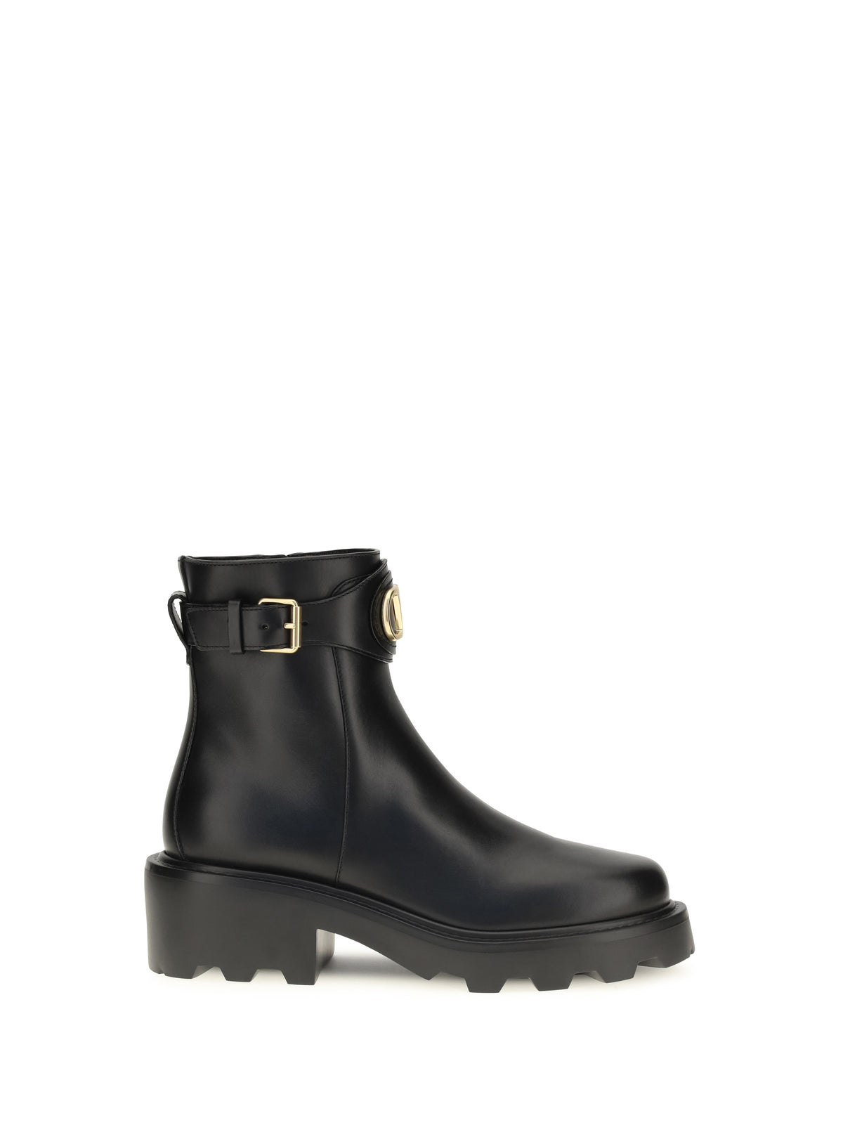 Valentino Garavani VLogo Signature Ankle Boots - Black
