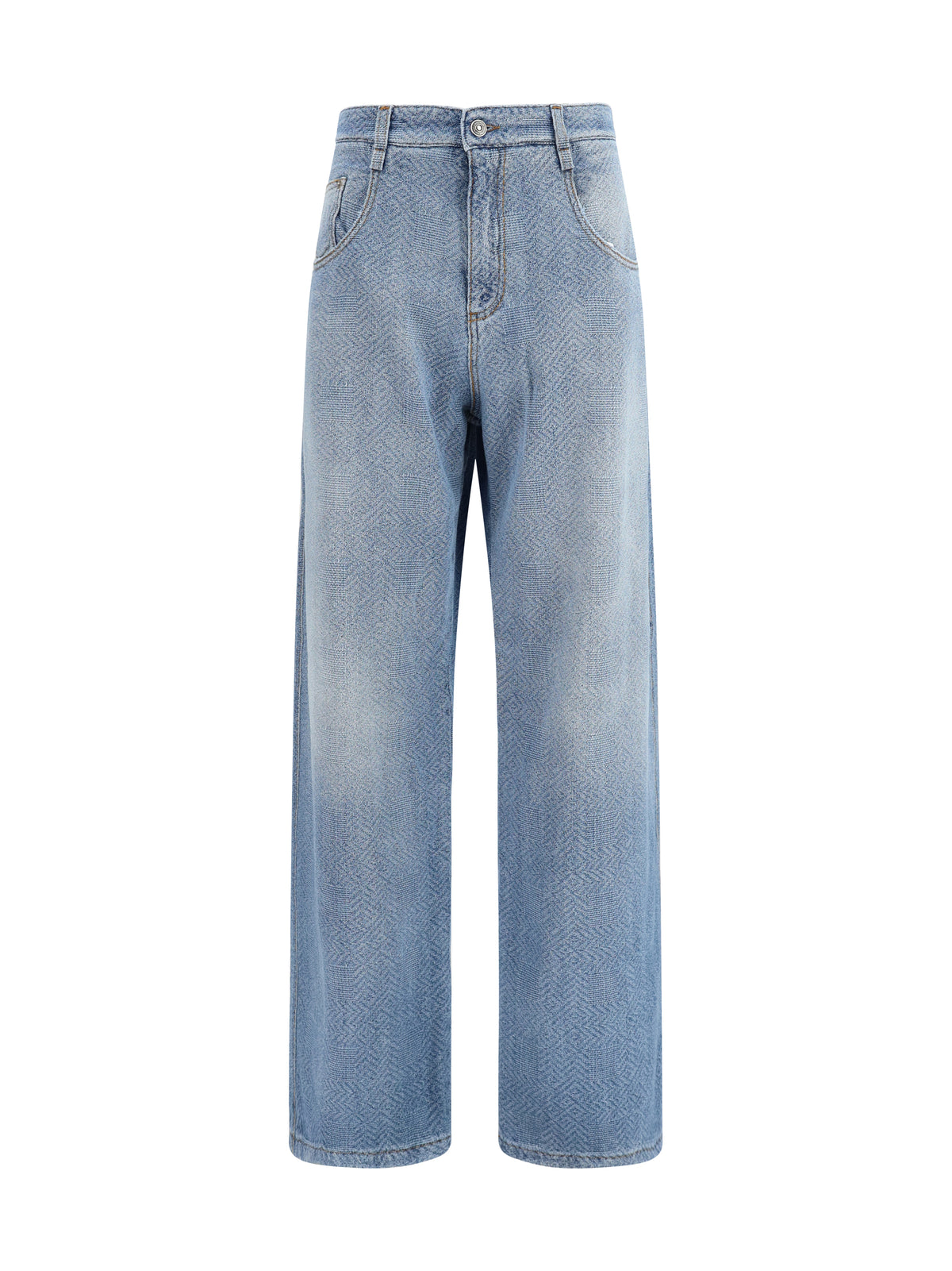 Ermanno Scervino Baggy Jeans in pure cotton - Bright Cobalt