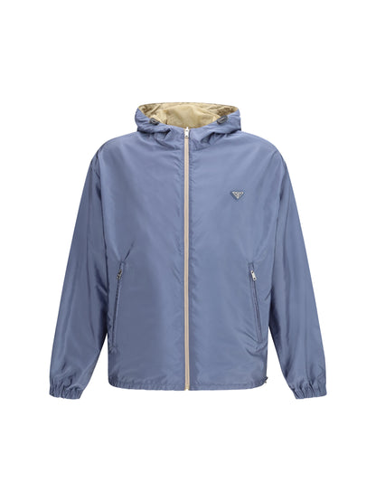 Prada Reversible Re-Nylon Down Jacket - Cammello+Aviazione