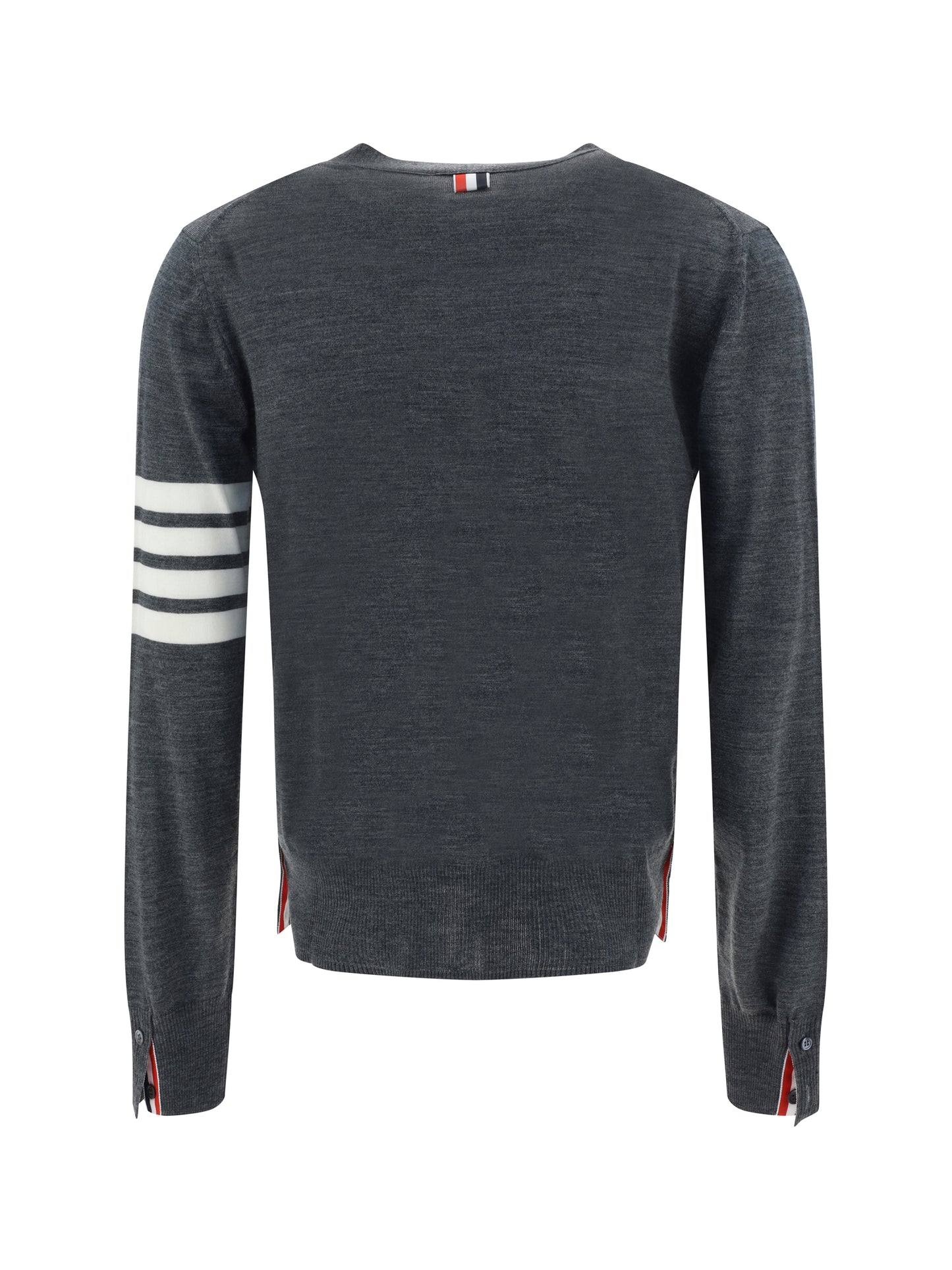 THOM BROWNE Merino Wool Cardigan