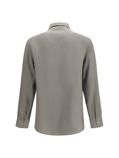 BRUNELLO CUCINELLI Easy-fit linen Shirt with chest pockets