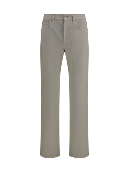 Versace Tapered denim Jeans - Off White