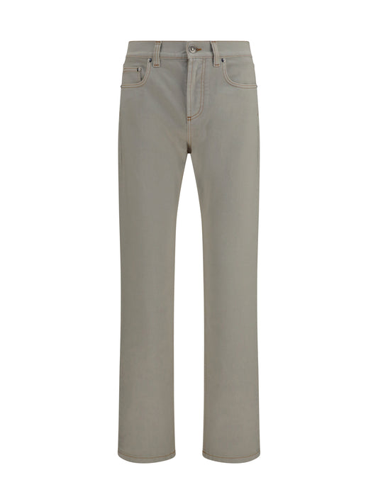 Versace Tapered denim Jeans - Off White