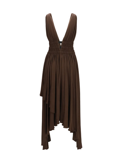 AlaïA Deesse Dress - Chocolat
