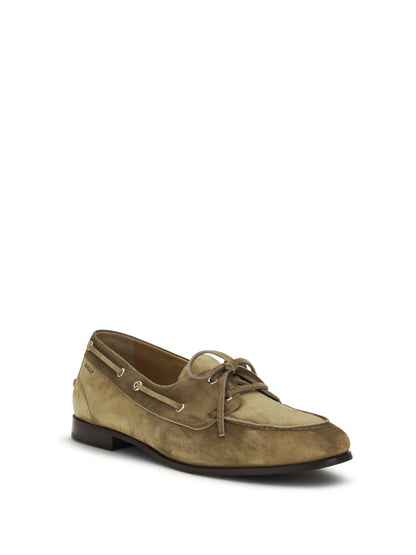 Bally Plume suede Loafers - Sigaro