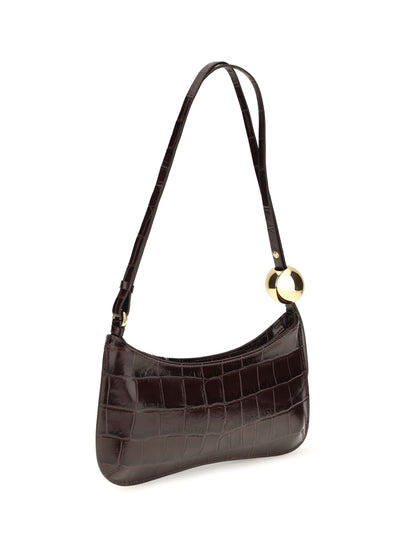 Jacquemus Le Bisou Perle Shoulder Bag - Dark Burgundy
