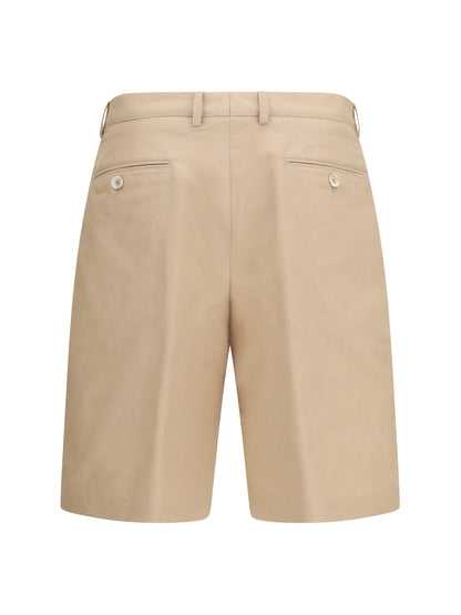 BRUNELLO CUCINELLI Cotton and linen Shorts
