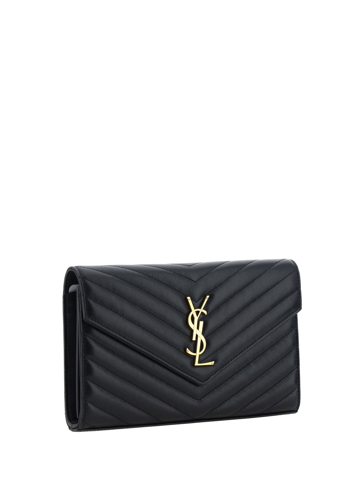 Saint Laurent Monogram Wallet - Black