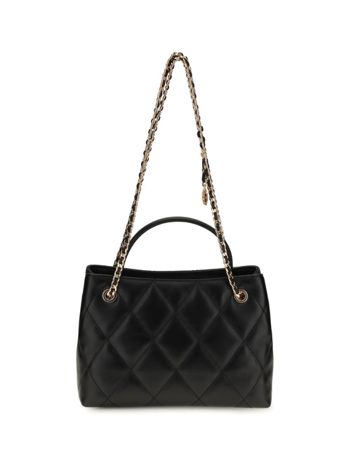 Tory Burch Small Fleming leather Tote Bag - Black