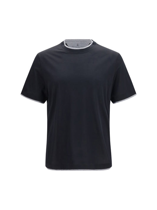 BRUNELLO CUCINELLI Silk T-Shirt
