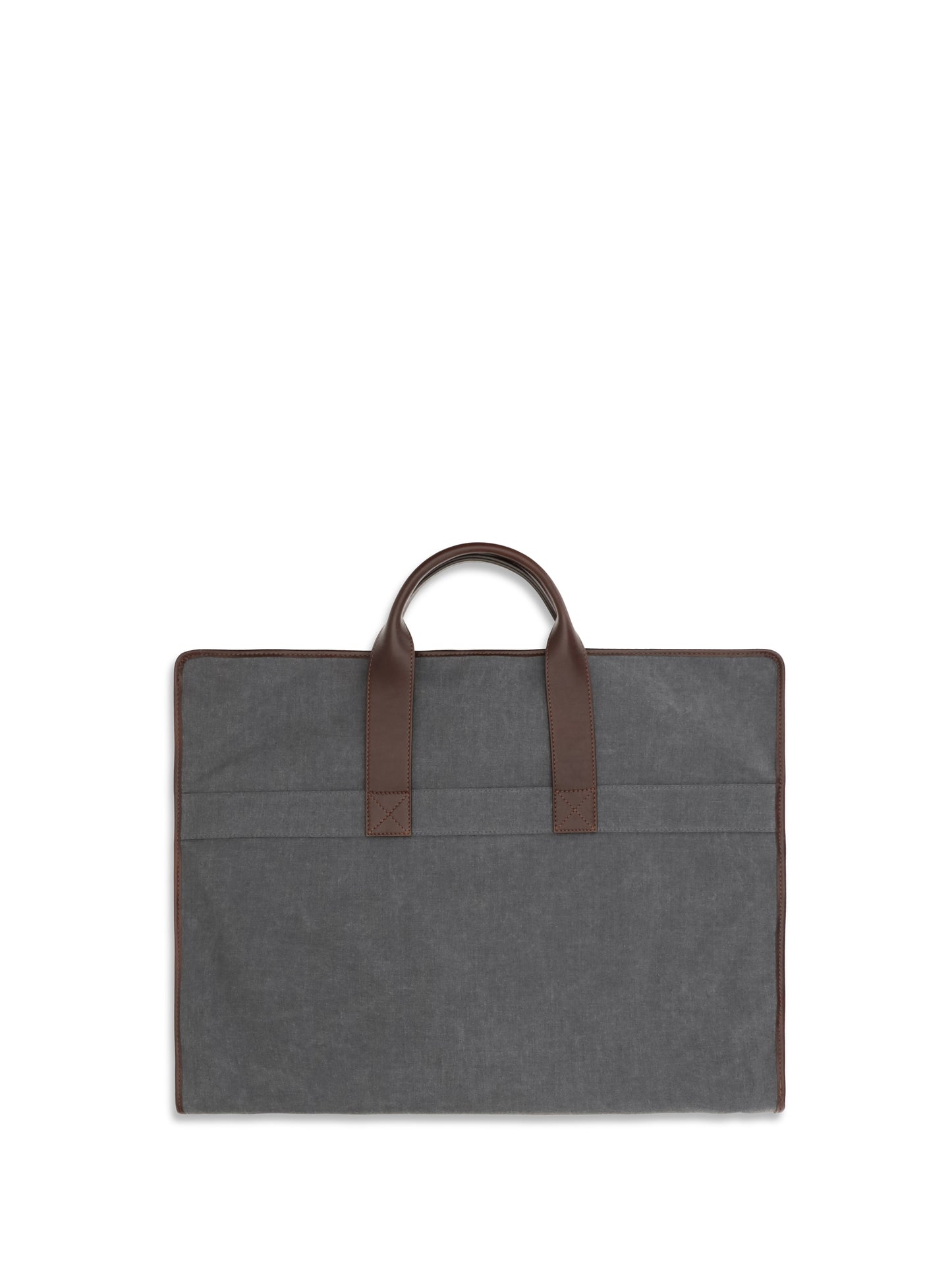 BRUNELLO CUCINELLI Garment Bag in techno fabric and leather