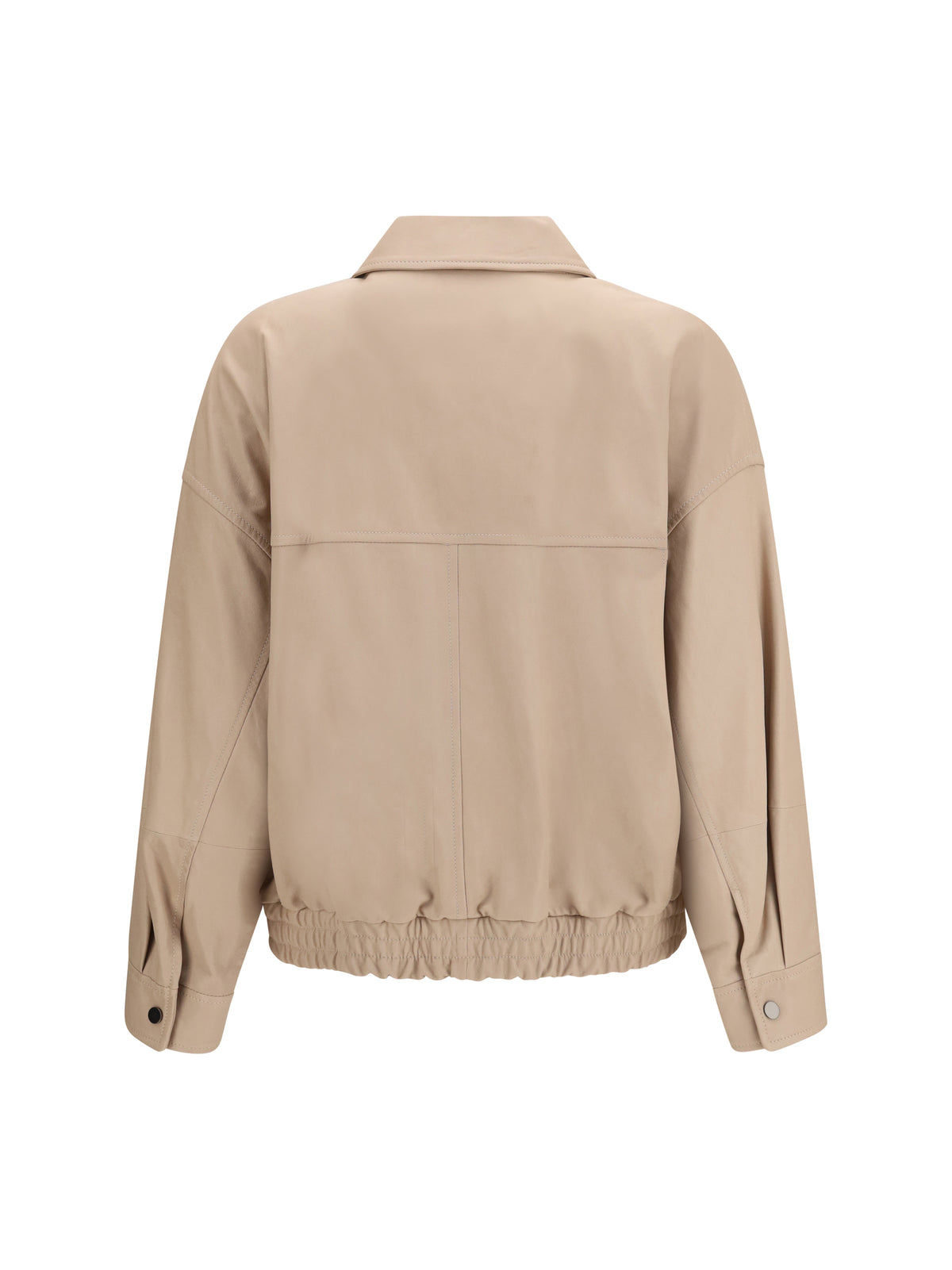Brunello Cucinelli Glossy nappa Jacket with monili - Whipe