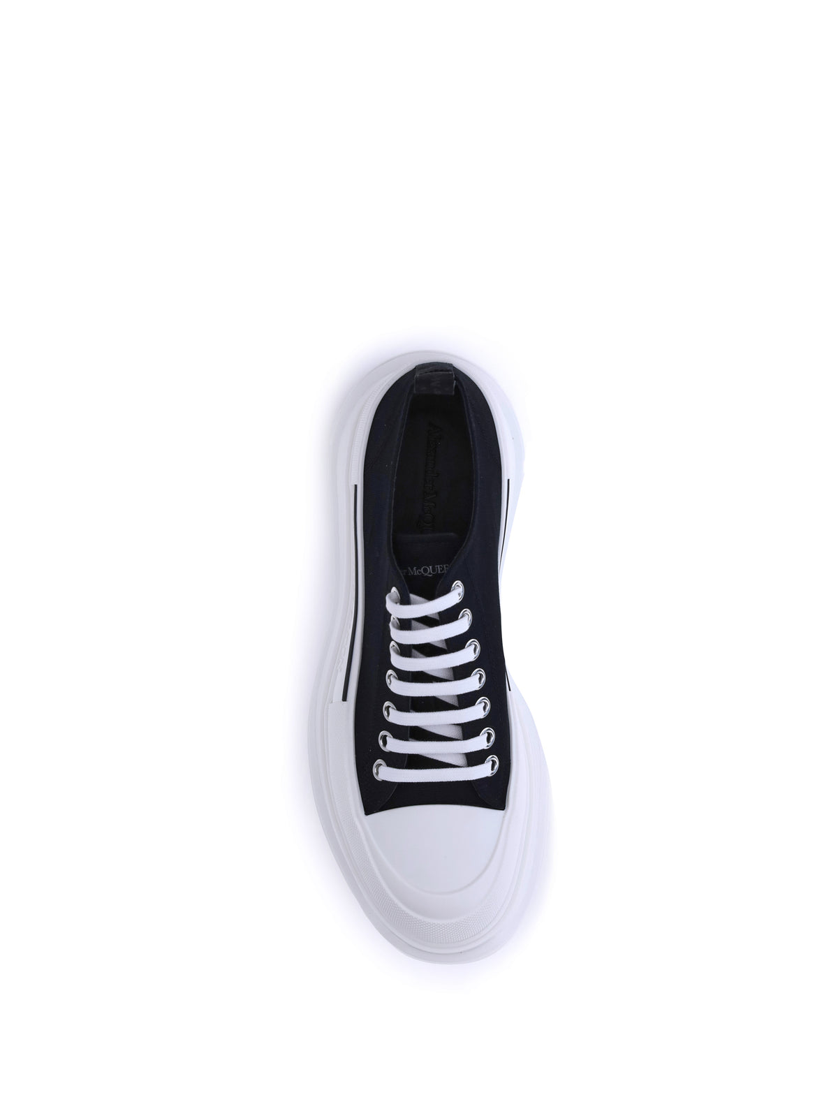 Alexander Mcqueen Tread Slick Sneakers - Black/White