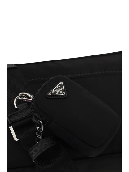 Prada Re-Nylon Crossbody Bag - Black