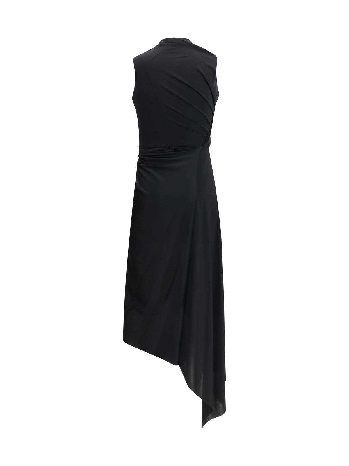Balenciaga Draped midi Dress - Black