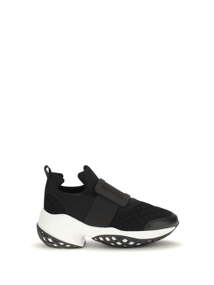 Roger Vivier Viv Run Sneakers - Black