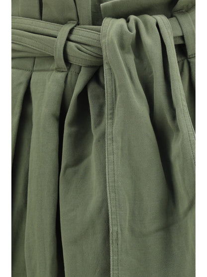 BALMAIN High-waisted serge Pants