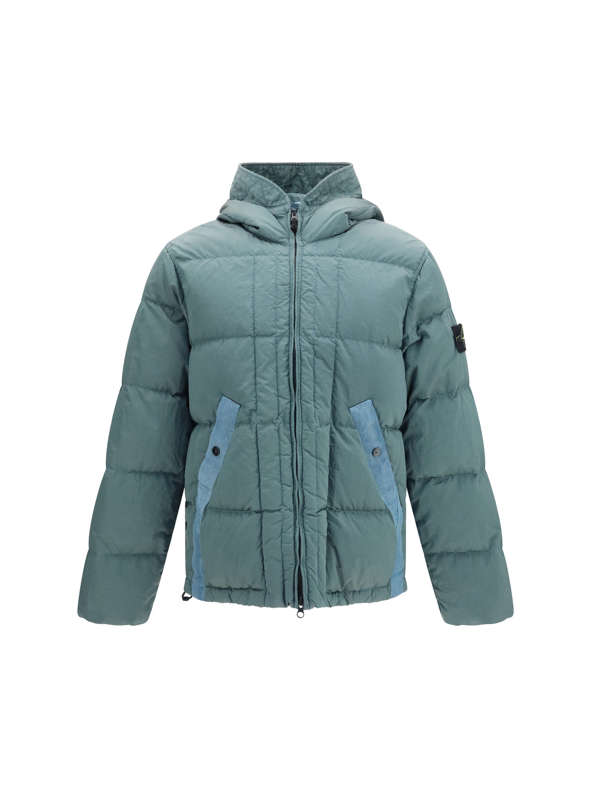 Stone Island Nylon Metal hooded Puffer Jacket - Ocean Green