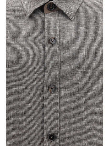 ZEGNA Cashmere, linen, and silk Overshirt