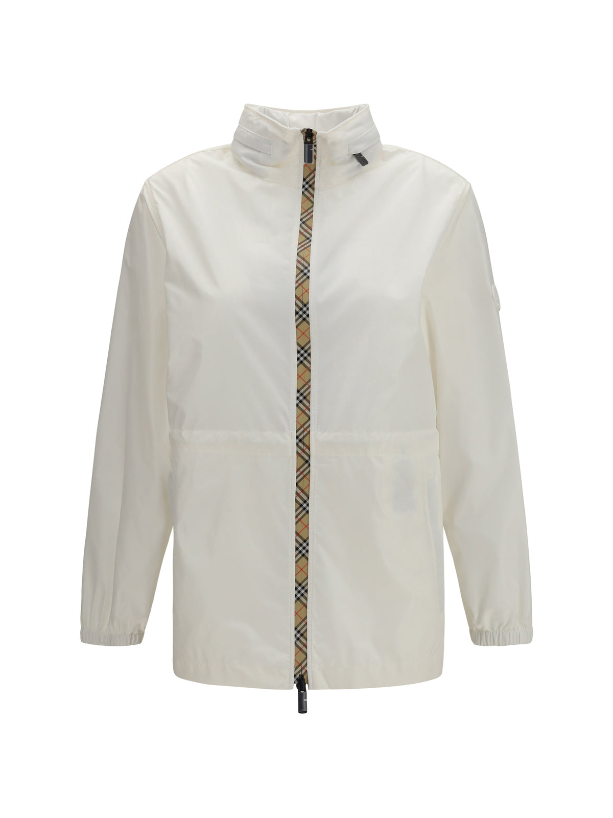 Burberry Blackpool short nylon Jacket - Seashell White
