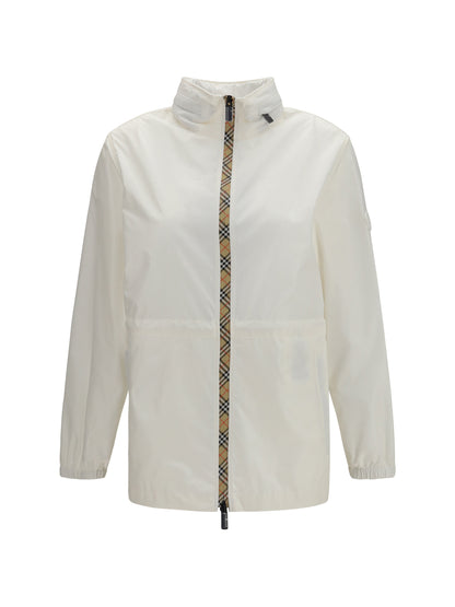 Burberry Blackpool short nylon Jacket - Seashell White