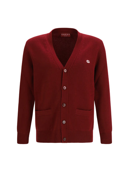 Gucci Wool cashmere Cardigan - Red Wine/Mix