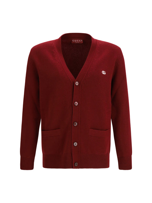 Gucci Wool cashmere Cardigan - Red Wine/Mix