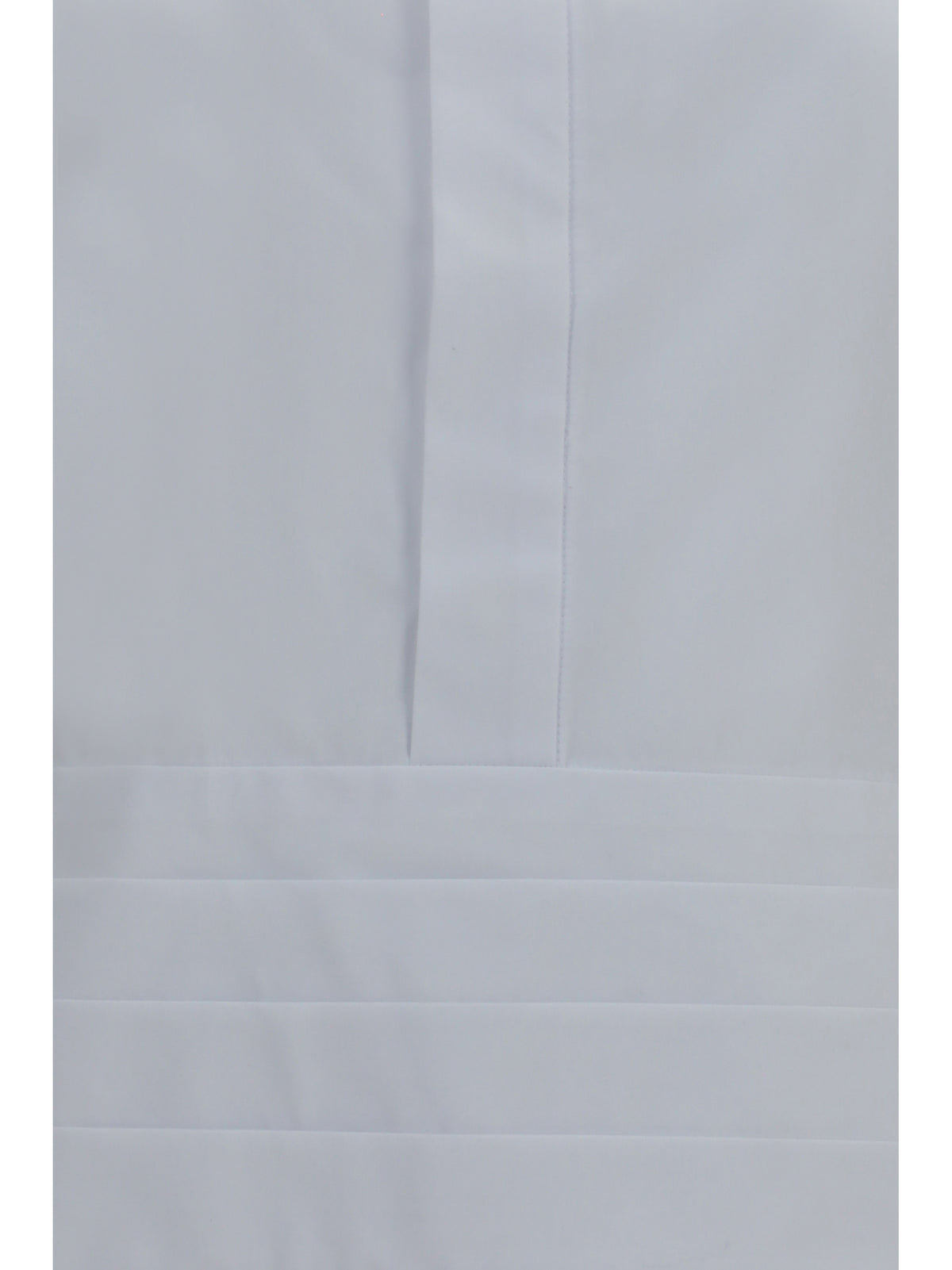 Sacai Cotton poplin Shirt with belt - Off White