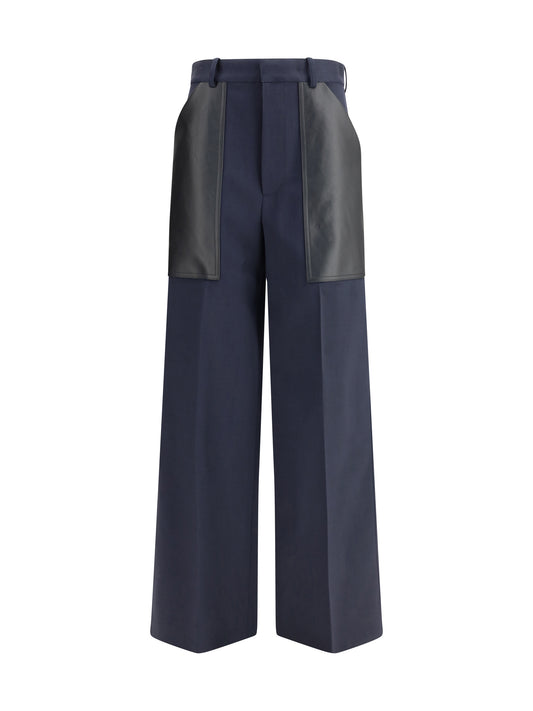 BOTTEGA VENETA Wool and cotton Pants