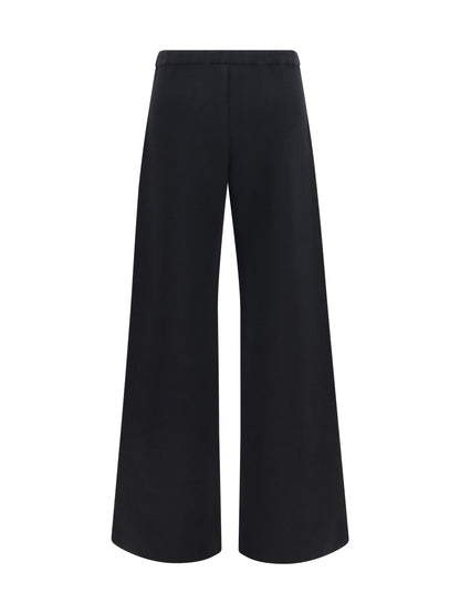 Fendi FF Zucca cashmere Pants - Nero+Grigio Melange